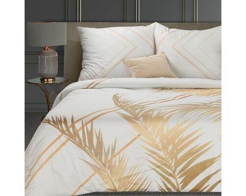 Luxusné obliečky na posteľ z bavlneného mako saténu - Blanca 9, prikrývka 140 x 200 cm + vankúš 70 x 90 cm